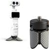 SAMTN Mini treppiede per Insta360 Luna Ultra, Selfie Stick, Stand per treppiede desktop, leggero, 1/4 vite antiscivolo Portable Stand