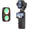Generic ND & CPL per DJI Osmo Pocket 4 Pro, ND16 LPR Diffusion 1/4 Filtri Accessori per Obiettivi, Vetro Ottico Multistrato Telaio in Alluminio, CPL