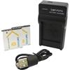 Dot.Foto NP-BN, NP-BN1 Premium 630mAh Batteria (x2) & Caricabatterie USB Compatto per Sony DSC-W800, DSC-WX220, DSC-W830, DSC-W810, DSC-QX10, DSC-QX30, DSC-QX100