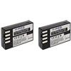 mtb more energy 2x Batteria D-LI109 per Pentax K-r, Kr, K-S1, K-S2, K30, K-30, K-50, K50, K-70, K70, K-500, K500