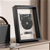 Generic Cornice musicale con lettore CD, cornice decorativa per foto, con telecomando, schermo LED, Bluetooth 5.0, uscita AUX da 3,5 mm, montabile a parete, per casa, ufficio, galleria