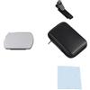 MoSundi Kit clip riflettente per fotocamera smartphone, con lente in vetro HD, rotazione a 360°, accessorio per selfie, video, vlog, colore nero (nero1)