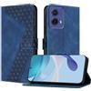 OKZone Cover per Motorola Moto G85,Custodia a Libro in Pelle Protettiva Folio Portafoglio con Chiusura Magnetica e Slot per Carte Wallet Case Flip Cover(Blu)