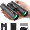 NEYLANG Binocolo compatto per adulti 12x32 ad alta potenza, binocolo tascabile per il birdwatching, impermeabile con lenti BAK4 FMC, leggero e utilizzabile con una sola mano