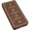 BeB Telecomando Universale Facile: Copiatore Multifrequenza 433-868 MHz per Cancello e Garage, 4 Tasti Programmabili, Supporta Rolling Code e Codice Fisso, Design Robusto (BLE, Chocolate Brown)