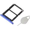 OnlyTech - Cassetto per scheda doppia SIM e scheda di memoria Micro SD per Huawei Honor 20, colore: blu + strumento di estrazione