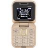 Annadue Cellulare a conchiglia per anziani, grandi pulsanti facili, telefono 2G con suono forte e chiaro, fotocamera HD, memoria 16GB, doppio schermo, SOS, sbloccato, tipo C, ABS , 1 pezzo