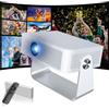 LeuKoles Mini proiettore WiFi 6 e Bluetooth 5.4, proiettore portatile 4K/1080P/720P, supporto videoproiettore con telecomando, intelligente per smartphone/TV Stick/HDMI/USB/Laptop