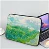 Showudesigns Campo di Grano Verde di Van Gogh Custodia per Computer per Donne Manicotto per Laptop Sottile 15 Pollici Pochette per Laptop Leggermente Adatta per Regali per Amici Borsa da Trasporto