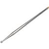 Minflora Antenna telescopica a frusta in acciaio inox, 5,6 m/5,28 m/2,5 m, per radio amatoriali GP e Yagi a onde corte, base rinforzata con filettatura M10 per uso esterno stabile HF DX (2,5 m)