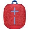 Logitech Ultimate Ears Wonderboom 2 Altoparlanti Bluetooth Wireless Portatili, Suono 360°, Bassi Potenti, Outdoor Boost, Impermeabile, Accoppia 2 Speaker per True Stereo, Batteria 13 ore, ‎Rosso