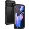 Lanhiem Cover per Google Pixel 9 Pro XL IP68 Impermeabile Antiurto Rugged | Protezione schermo integrata, impermeabile, antipolvere e antischiizzi, ideale per uso quotidiano e cantieri