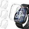 iVoler 3 Pezzi Clear Cover con Pellicola Protettiva per Huawei Watch Fit 5 Pro, Copertura Completa Custodia Anti-Graffio Ultra Sottile Morbida TPU Case, Trasparente
