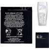HIGHAKKU Batteria di ricambio BL-6F compatibile con No-kia 6220/6710 / N93i / N95 8GB / N96 /N78 /N79 /Tiptel Ergophone 6040 1200mAh