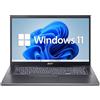 Acer Aspire 17 (A17-51M-51UJ) Computer portatile da 17 FHD IPS Display, Intel Core 5 120U, RAM 16 GB, SSD 512 GB, Intel Graphic, Windows 11, QWERTZ Keyboard Grigio