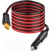 BUZUYIWAR Adattatore XT60 da 12 V/24 V CC per ECOFLOW, caricatore da auto 3M a XT60 per Delta Delta 3 2 Max Bluetti EB55 Anker 757 767 SOLIX C200 C300 C1000 Power Station Generatore Solare XT60 Plug 16AWG Cavo