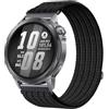 GIOPUEY Cinturini Compatibile con Xiaomi Redmi Watch 5 Lite/5 Active, Cinturino in Morbido Nylon Intrecciato [Unisex] [Traspirante] - Black