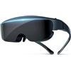Denash Occhiali Video Intelligenti, Schermo Virtuale da 400 Pollici con Regolazione Miopia da 0 a 600 °, Occhiali VR HD OLED, Altoparlanti Integrati per Giochi Cinema