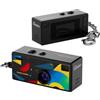 Fegtrtyoa Mini Telecamera Thumb 1080p HD Charm per Scatta Foto e Carica Perfetto Schermo da 0,96 Pollici Nero