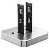 Freegene ACASIS Dual Bay Docking Station M.2 NVMe USB C 10Gbps, Clonazione Offline, Migrazione OS e Backup, Duplicatore SSD, USB 3.2 Gen 2, M-Key/B+M Key 2230/2242/2260/2280, Plug and Play