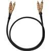 Oehlbach NF 1 Master 50 - Eccellente cavo cinch audio stereo analogico - 2x Cinch/2x Cinch, spina in metallo, schermatura - 0,50 m - nero