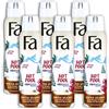 Fa Deodorante Spray Hot Pool Deodorante Winterlicher Beerenduft Inverno Splashes 6 x 150 ML