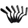 FIXOSHEE Set 6 Pezzi Spazzole Chioma per Tinta, Pettine a Scatto, Plastico Nero | Strumenti per Colorazione Chioma, Uso Domestico e Salone, Applicatore Riutilizzabile, Lavabile, senza Sporco