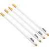 Generico Set Matite da Bianche 4 Pezzi Temperino, Matita per Modellazione Chioma e Definizione Barba, Uso Sicuro e Confortevole, per Uomo