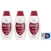 Felce Azzurra 3x BREEZE Patchouly Doccia-Shampoo e Bagnoschiuma,deterge efficacemente corpo e capelli 400ml + 1 Busta di Talco Felce Azzurra in omaggio da 100g