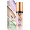 FANFALUV One Step Color Corrector Face Primer, primer per perfezionare la pelle, crema isolante per uniformare la carnagione, primer minimizzatore per il controllo dei pori con acido ialuronico e