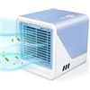 XJKH Ventilatore portatile per casa, ufficio o camera da letto, con ventola di raffreddamento silenziosa da scrivania e umidificatore - aria condizionata portatile compatta evaporativa per piccoli
