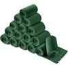 wometo Set di 16 coperte in pile Wave, 120 x 160 cm, Oeko-TEX, circa 300 g, verde