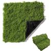jackfru Tappetino in muschio artificiale, 100 x 100 cm, per decorazione da parete, muschio, fai da te e terrario, per decorazione, verde (verde scuro)