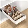 Zanfqvo Cassetto Estraibile Zanfqvo, Organizer per Mobili da Cucina e Bagno, Cassetti Telescopici 25x42x7cm