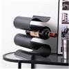 Generic Portabottiglie per 5 bottiglie di vino, orizzontale, in metallo e rame, autoportante, per casa, bar e decorazioni, pronto da montare, facile da usare