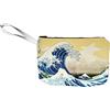 My Custom Style Pochette Piccola Sartoriale in Similpelle #Arte-Onda Kanagawa, Katsushika Hokusai# 22x15x6cm
