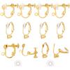 SUNNYCLUE 1 scatola 12 pezzi 2 risultati per Orecchini A Clip In Stile Clip per Orecchini su Convertitore per Orecchini Clip su Orecchini Pendenti Clip per Orecchini In Ottone Convertitore per Orecchi
