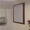 CATTANI TESSUTI Tende a pannello confezionate con nastro a strappo per finestra e porta-larghezza da cm 30 a 120 - tessuto poliestere bianco effetto lino - 75x135 cm