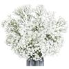 Olrla 60 cm, fiori artificiali del respiro del bambino bianchi, gambo lungo finto Gypsophila 6 bouquet 1296 piccoli fiori, riempitivo per rosa ed eucalipto