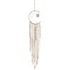 Shiwaki Macrame Acchiappasogni da Appendere a Parete Arazzo in Cotone Acchiappasogni Gufo Boho Decorazioni per la casa Ornamenti Nuziali Regali Artigianali (Gufo)