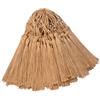 AebDerp 100 mini ciondoli a forma di nappa, in seta, per segnalibri fai da te, ghirlanda, braccialetto, orecchini, catena, bigliettino, portachiavi, decorazione personalizzata, accessorio per donna (champagne