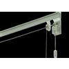 mauro Binario Bastone per Tende a Pacchetto Professionale - Applicazione a soffitto - Larghezza da Cm 100 a 200 (cm 120)