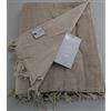Cavalieri Telo Fouta e Spugna Palau con Frange, 100% Cotone, 100x200 cm, Colore Corda