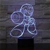 Wolobox Lampada LED Videogioco Megaman X Cambia Colore USB Luce notturna e decorazione