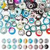 NBEADS 108 perline europee miste - 2 colori 5 mm grande foro rotondo acrilico strass ciondoli argilla polimerica per braccialetti fai da te collane gioielli
