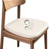 SDNAM Cuscini per Sedili in Pelle Set da 1/2/4 - Cuscini di Seduta Antiscivolo per Sedia da Cucina, Sala da Pranzo e Giardino 37x36/43x42 cm, Spessore 4 cm - Forma a Ferro di Cavallo(G7,1pc 43x42x4cm)