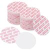 PATIKIL 43mm/1.68inch Guarnizione per Tappo in Schiuma, 200 Pz Sigillo Sensibile Alla Pressione Resistente Alla Schiuma Ps per Guarnizioni Tappi Bottiglie, Bianco Rosso