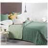 Caleffi TRAPUNTINO COPRILETTO Trapuntato Modern Letto 1 Piazza E Mezza Microfibra (Giada)