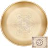 CREATCABIN Esagramma Tarocchi Piatto da Altare Portacandele Che Brucia Rituale Vassoio per Aromaterapia Ciotole Che Offrono Piatto da Cerimonia di Incenso con Carta da Altare Decorazioni 14.1x14.1cm