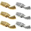 NBEADS 12 Set Fermagli per Bracciali con Gancio Serpente, 2 Colori Tibetana in Lega Testa di Serpente e Anello con Gancio A S Toggleusure Finali Connettori Risultati per La Creazione di Gioielli